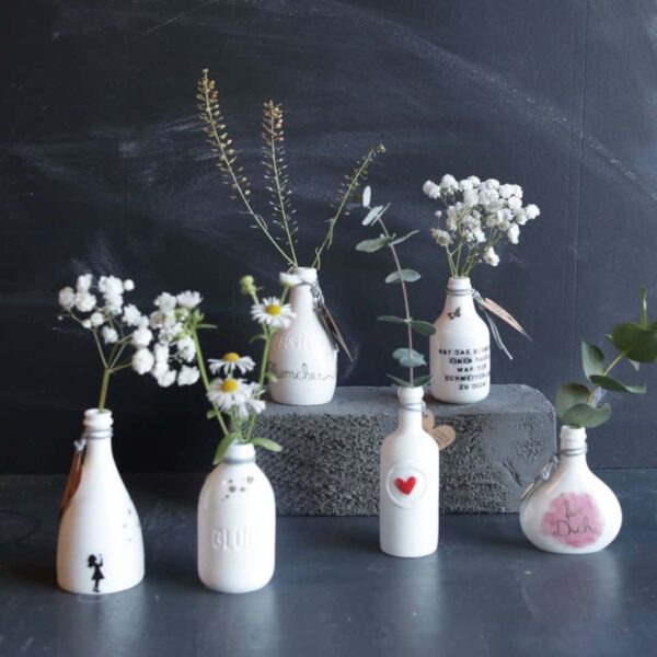 Mini-Flaschenvase Glück von good old friends – Bild 2