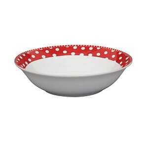Bowl Schale Salat Pasta dots red Krasilnikoff