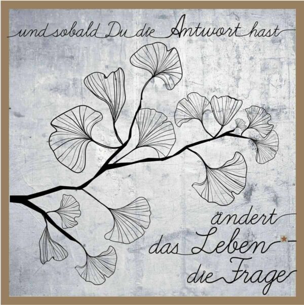 Drahtbild...sobald du die Antwort hast, ändert das Leben die Frage...