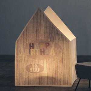 Hauslichttüte Happy birthday von good old friends