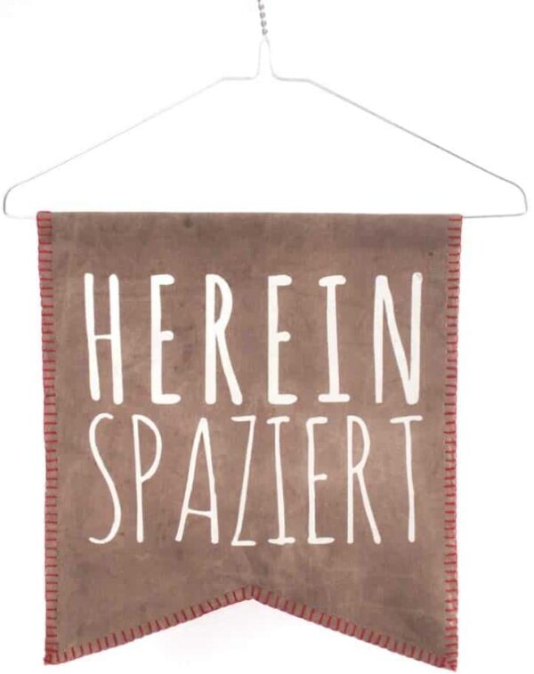 Wortbügel - HEREINSPAZIERT - von good old friends – Bild 2