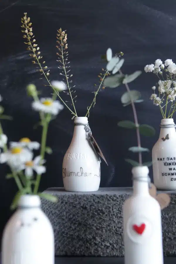 Mini-Flaschenvase Geburtstagsblümchen von good old friends – Bild 2
