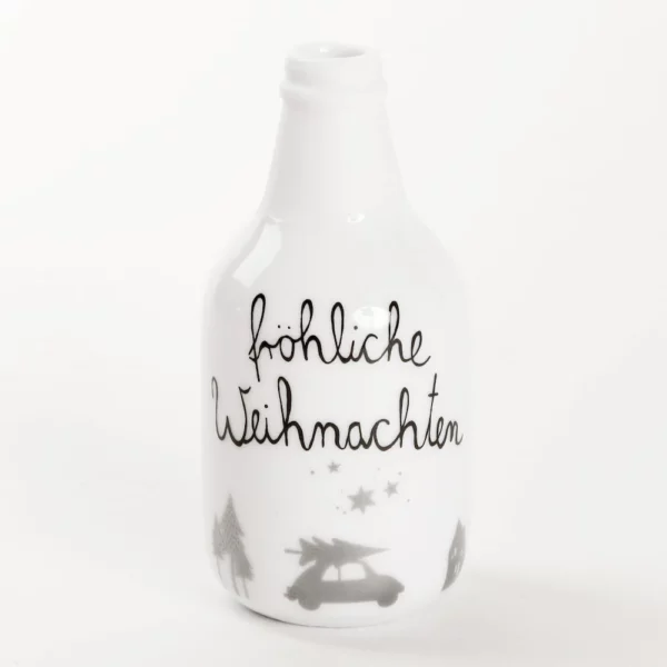 Mini-Vase Fröhliche Weihnachten good old friends