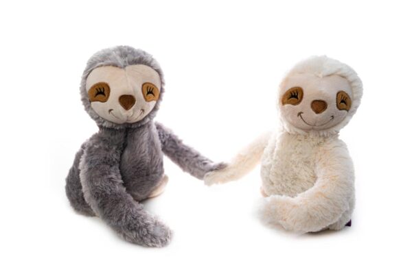 Habibi Premium Hugys Faultier Mama und Kind, 2 x Wärmekuscheltier - zum Kuscheln und Erwärmen, waschbar, herausnehmbares Duftsäckchen – Bild 5